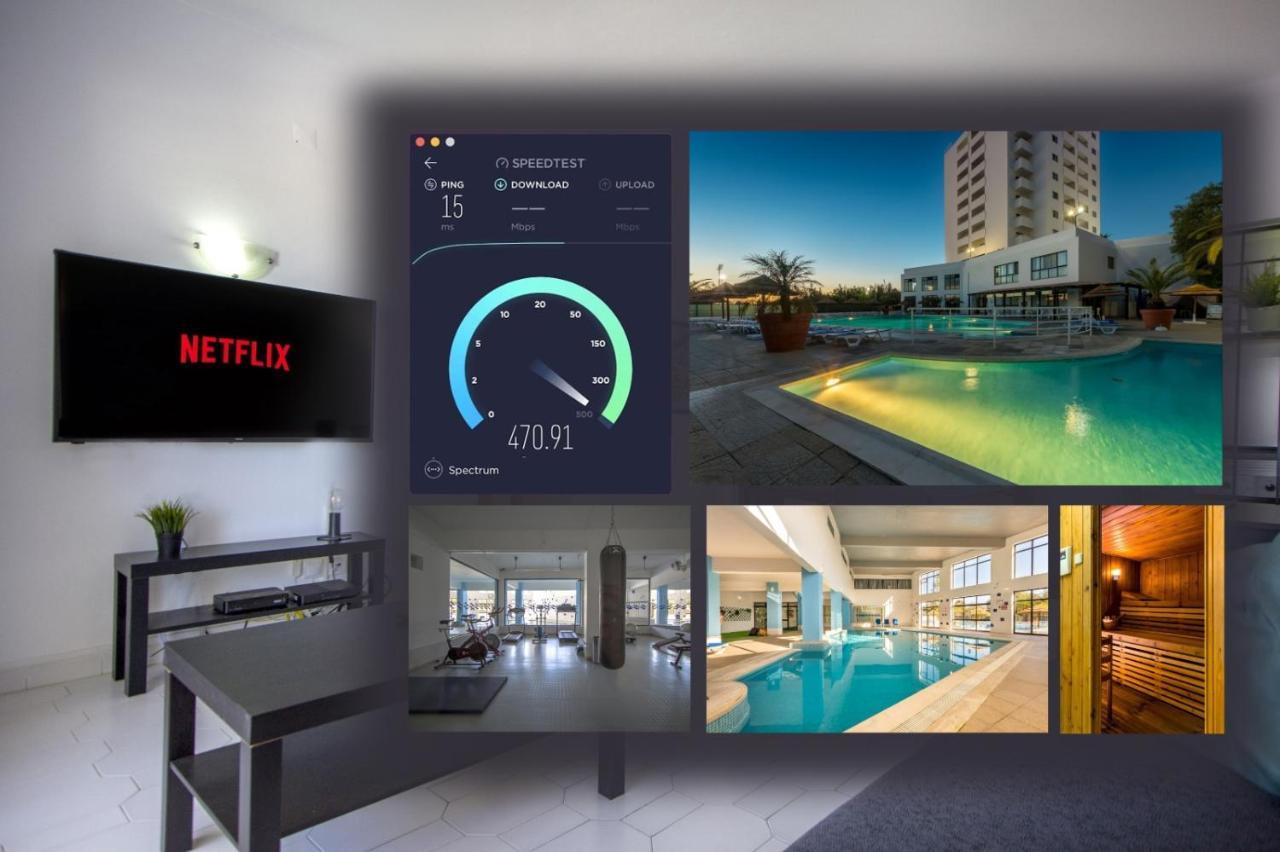 Sea View Apartment - 3 Swimming Pool & Fitness Albufeira Bagian luar foto