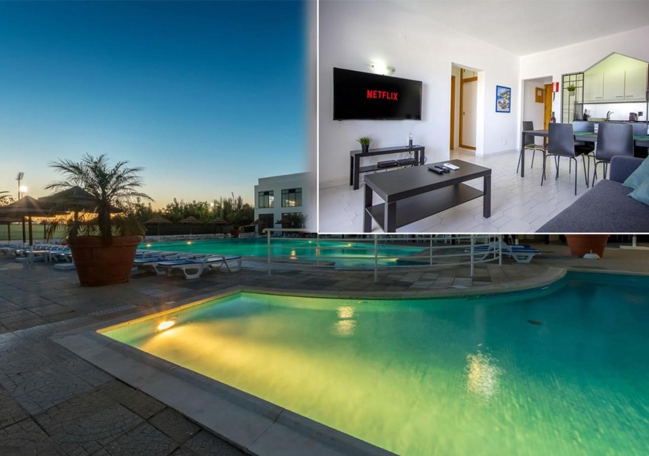 Sea View Apartment - 3 Swimming Pool & Fitness Albufeira Bagian luar foto