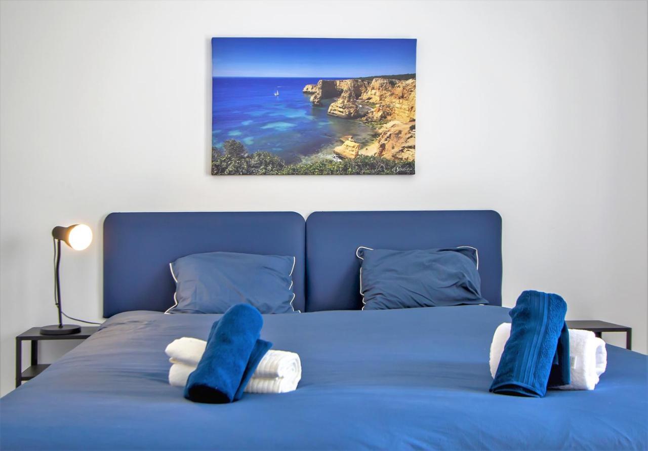 Sea View Apartment - 3 Swimming Pool & Fitness Albufeira Bagian luar foto